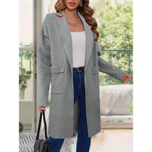 P 8100LCasual long warm coat ���e�L�ů����