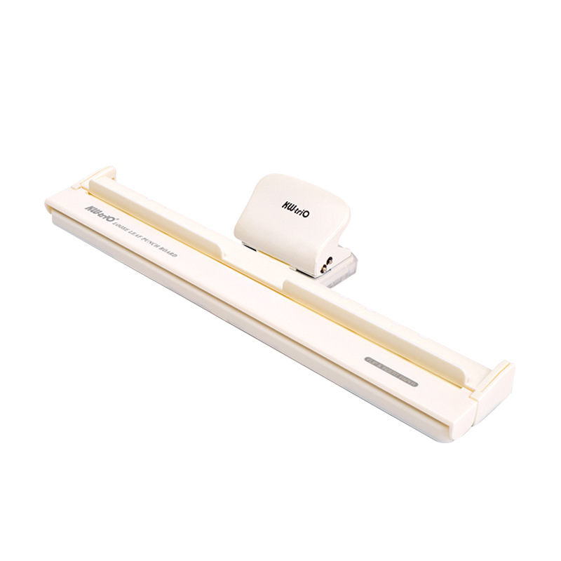 Kedeyu perforador de 6 hoyos diy cuenta de mano perforador de agujero regla de posicionamiento auxiliar estudiante libro de hojas sueltas perforador dispositivo auxiliar