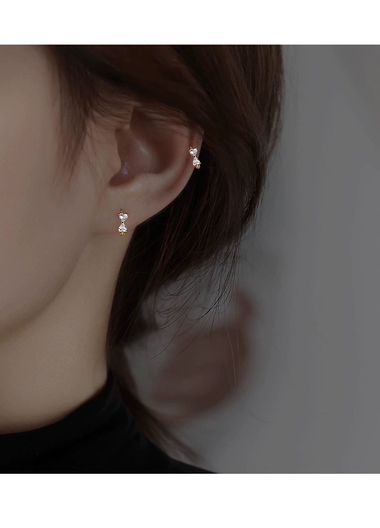 4g Weight 925 Sterling Silver Ear Needle Material White Gold Plated, Gold Plated Plating Material Zircon Inlay Material Earrings Classification 1 Pair Quantity Holiday, Daily Occasion 925 Sterling Silver Material Bow Knot Pattern Women's Gender Inlay Design Sweet, Simple Style Style 1 Pair White Gold Plated Gold Plated 925 Sterling Silver Zircon Bow Knot Earrings 3