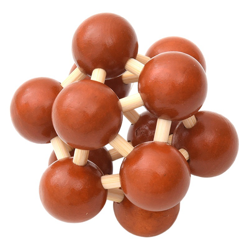 Kong Ming bloqueo Luban bloqueo traje completo de inteligencia de los niños adultos mayores adultos aliviar el aburrimiento de alta dificultad IQ juguetes de madera