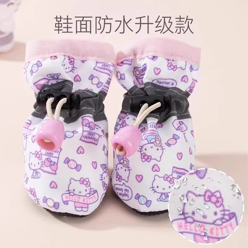 Розовый полный отпечаток [новый водонепроницаемый верх]