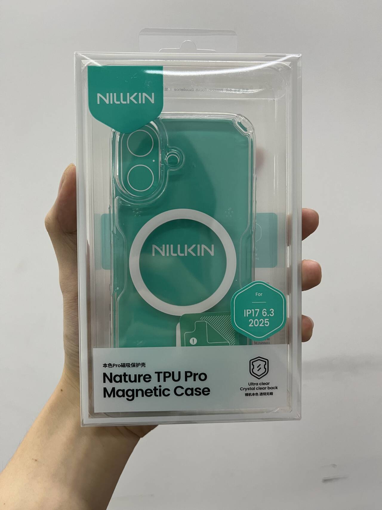 Ốp lưng trong suốt Nillkin cho iPhone 17 Pro Max có từ tính MagSafe — Apple IPHONE17 màu trắng, Apple IPHONE AIR màu trắng, Apple IPHONE17 PRO màu trắng, Apple IPHONE17 PRO MAX màu trắng chi tiết 15