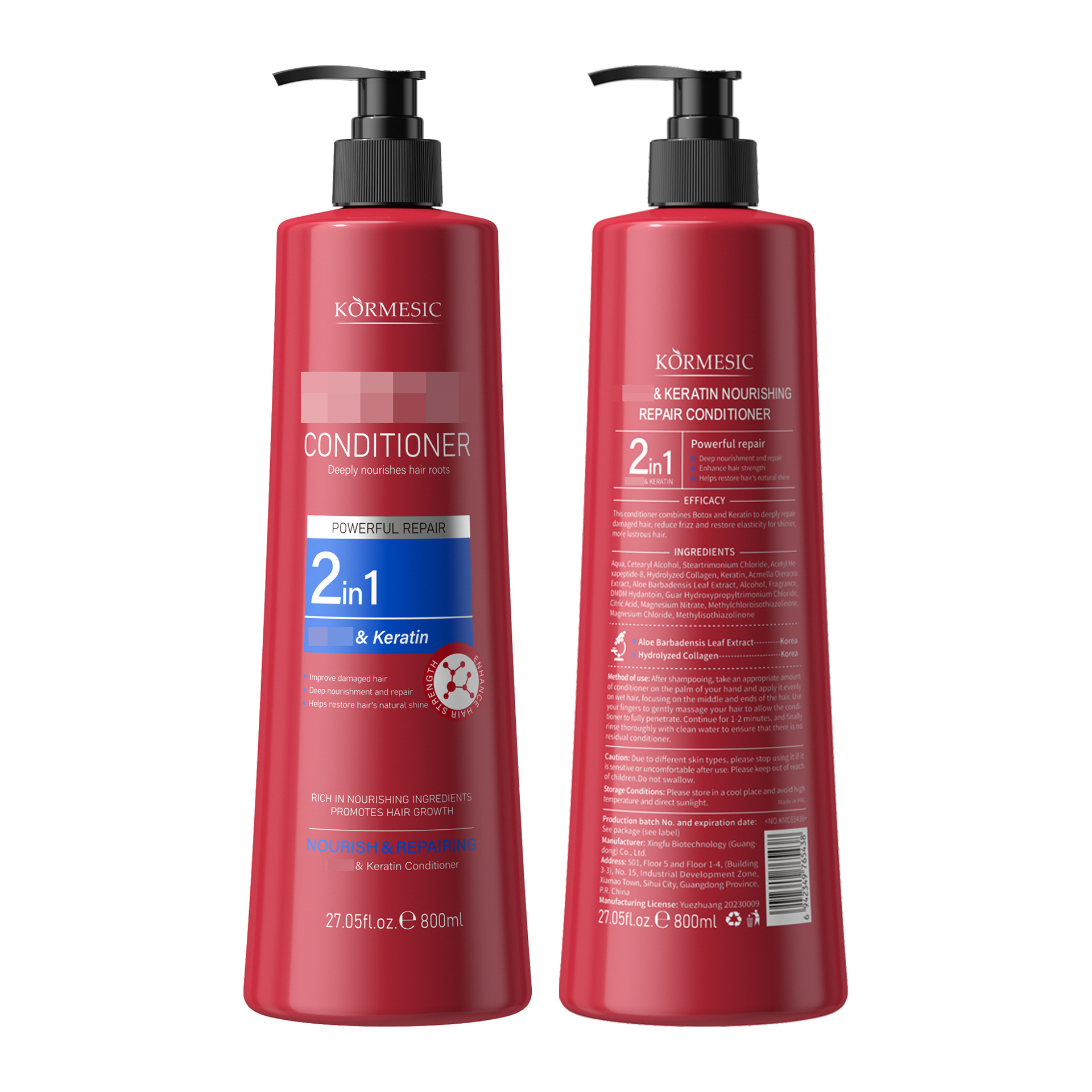 Acondicionador Capilar con Keratina, Aroma Herbal