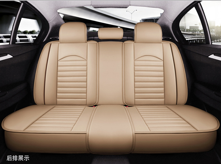 New full leather car seat cover four seasons universal all-inclusive seat cushion leather seat cover autumn breathable non-slip wear-resistant
