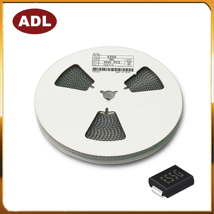 奥德利 ES5G 贴片二极管 SMC封装 快恢复 5A400V SF54 DO-214AB
