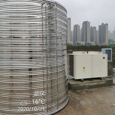 厂家订制景怡5P超低温商用空气能热泵采暖工程医院|ru