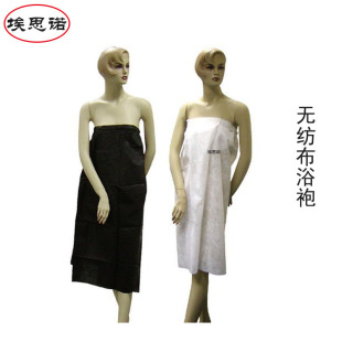 Disposable non-woven beauty skirt strapless dress bathrobe beauty salon sauna sweat dress PP non-woven bathrobe