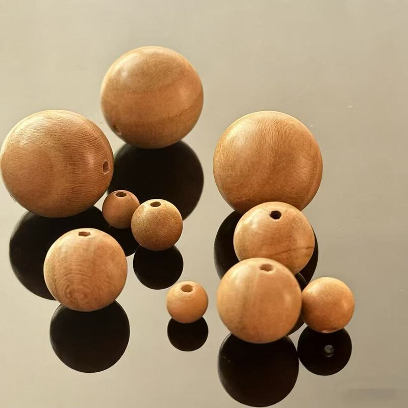 Natural Peach Wood High-Quality Polished Beads with Holes, Loose Beads for Handmade DIY Crafts, Buddhist Prayer Beads, Bracelets, and Fine Wooden Beads Natural Peach Wood High-Quality Polished Beads with Holes, Loose Beads for Handmade DIY Crafts, Buddhist Prayer Beads, Bracelets, and Fine Wooden Beads