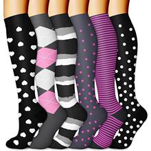 Y 57065 6Pcs Compression Slimming Socks 6 ˫ѹ�����ȳ�Ͳ��
