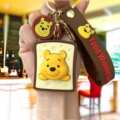 Novo Winnie the Pooh chaveiro bonito urso donut saco de batata frita pingente carro chaveiro pequeno presente 10