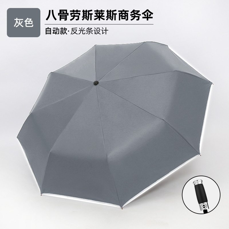 El nuevo paraguas automático de Rolls-Royce es resistente y grande para mujer, sombrilla plegable de doble uso, protector solar y protección UV