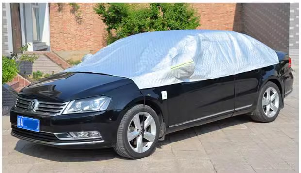 Car Snow-Proof Car Half-Cover Car Cover Sun Protection Rain Cover Cover Sunshade Dust-Proof Car Cover Car Cloth