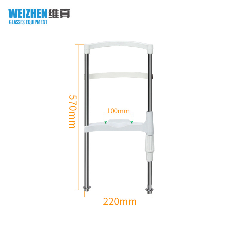 Weizhen HT-tipo soporte de la frente gafas oftálmicas equipo de entrenamiento lineal instrumento telescópico frente soporte de plataforma de elevación soporte