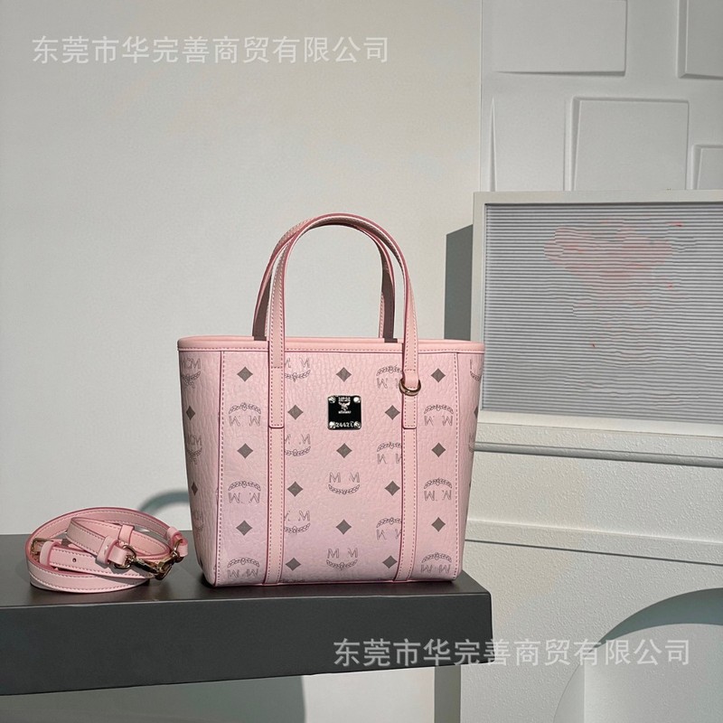高版MC家菜篮子包小托特包百搭通勤单肩斜挎水桶女包复古印花手提|undefined