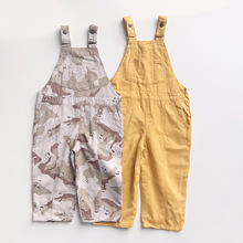 日单尾货100-140男孩春季背带裤mylittlewonder