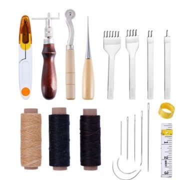 Herramienta de cuero hecha a mano bricolaje traje de cuero herramientas de corte de diamante punzón hecho a mano Bolsa De cuero herramienta