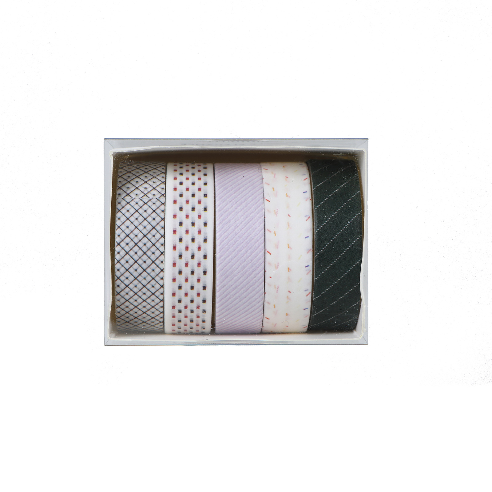 Набор крафт-ленты из бумаги SDRT250308plain с рисунком Hepattern (кросс‑бордер)