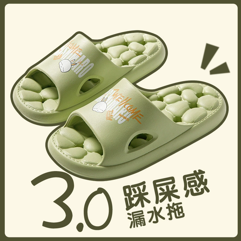 Хулиганские кролики домашние холодные тапочки женщины летом носить нескользящие мягкие подошвы для ванной комнаты EVA пара тапочки мужчины