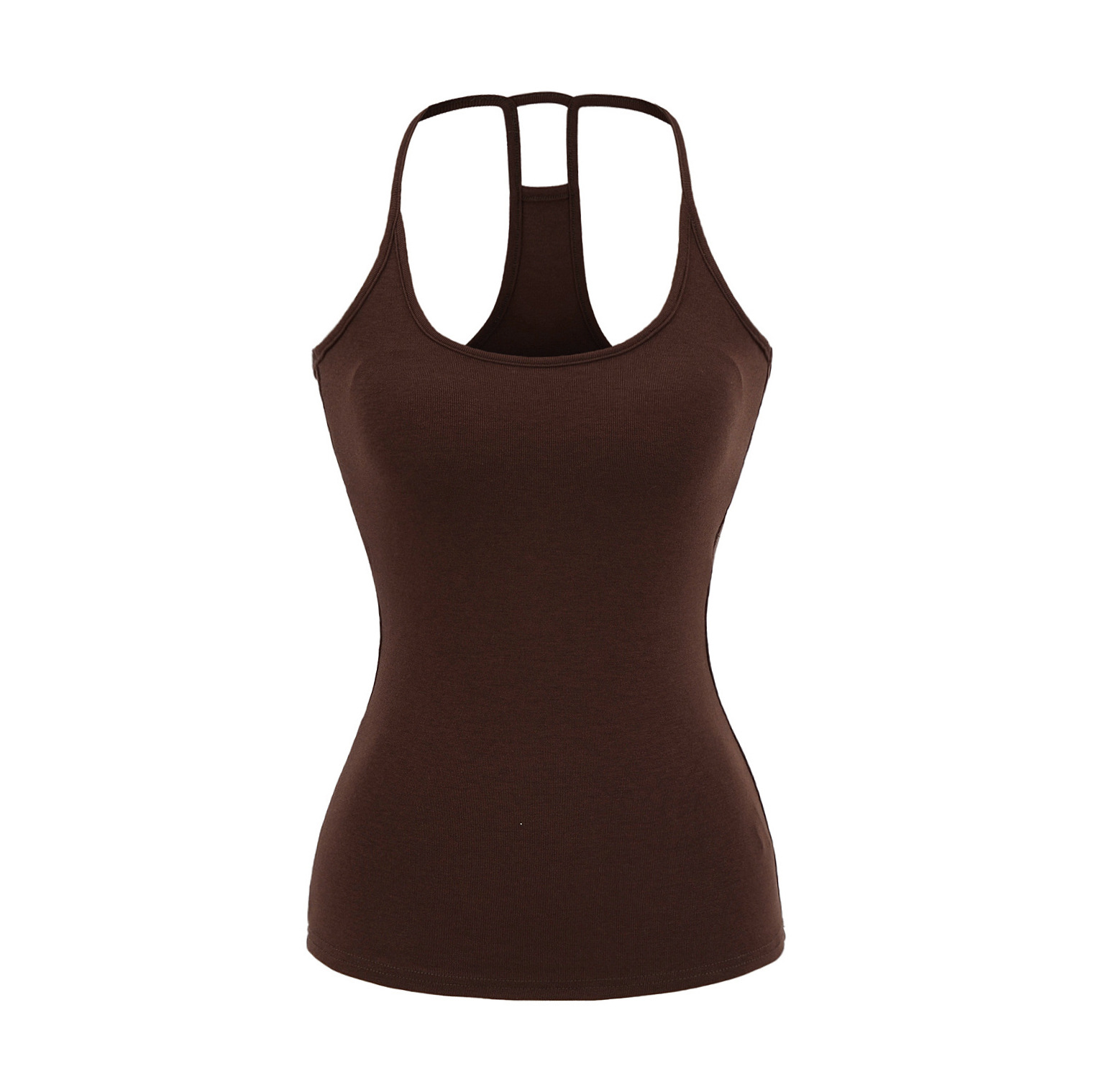 Brown suspender belt