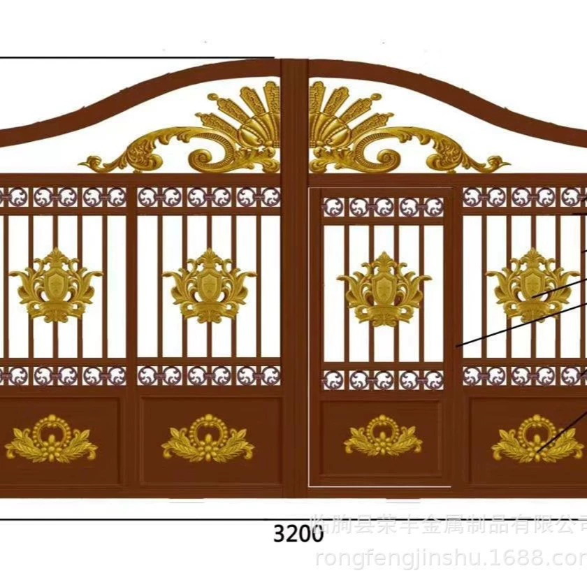 Производители поставляют общественные ворота Welcome Gate Tower European -style Iron Triumph Village Estuary Community Large Arch