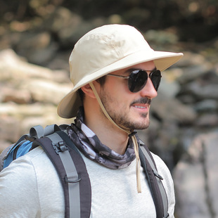 Fisherman Hat Summer Sun Hat Outdoor Sun Protection Hat Men and Women Anti-Uv Sun Hat Quick-Drying Fishing and Mountaineering Hat