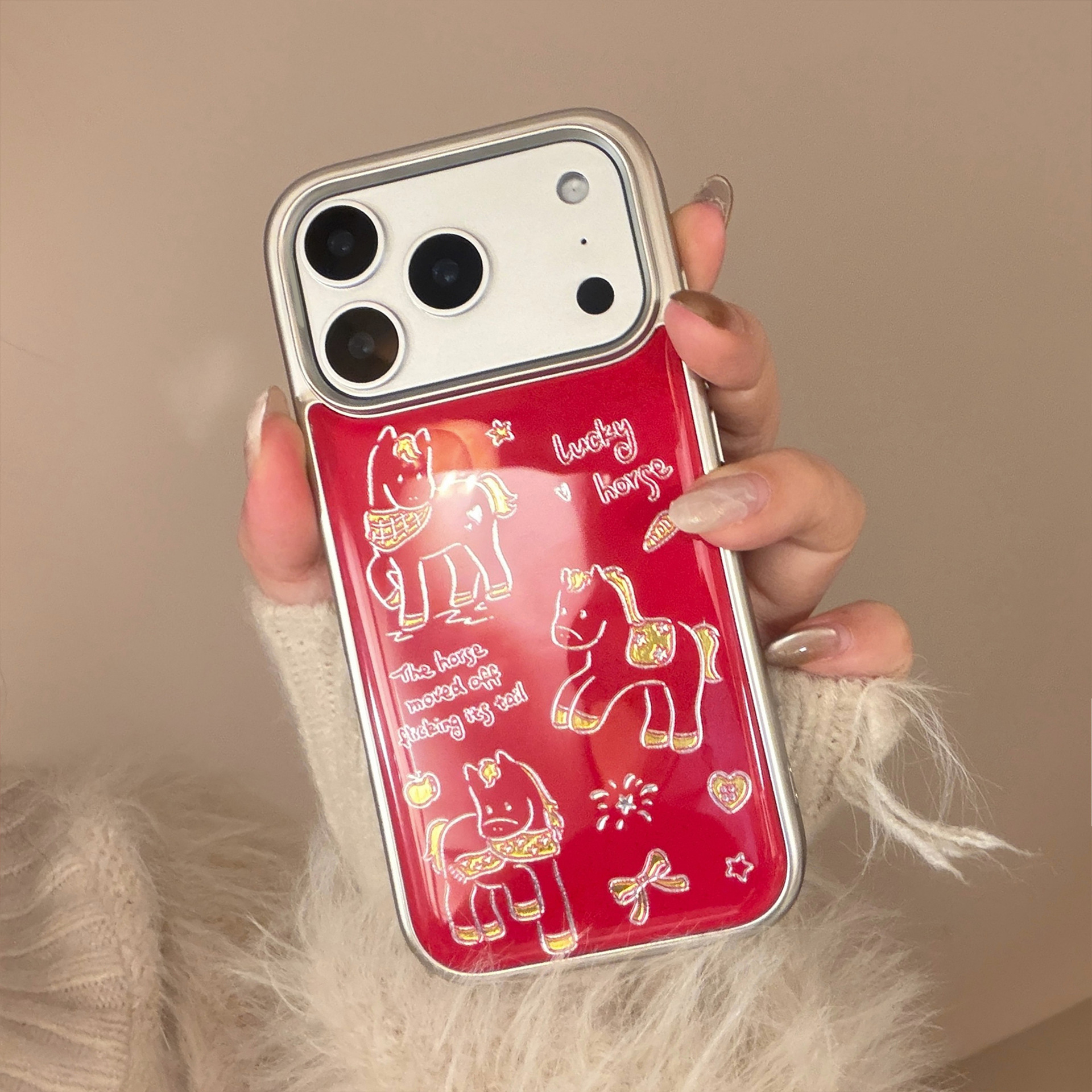 Funda protectora para iphone, carcasa con diseño para apple móvil_voghion.com