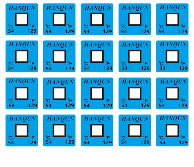 HWDJ-54 меняющая цвет бумага для измерения температуры Hanqun необратимый патч для измерения температуры лист для измерения температуры меняющая цвет наклейка для измерения температуры полоса