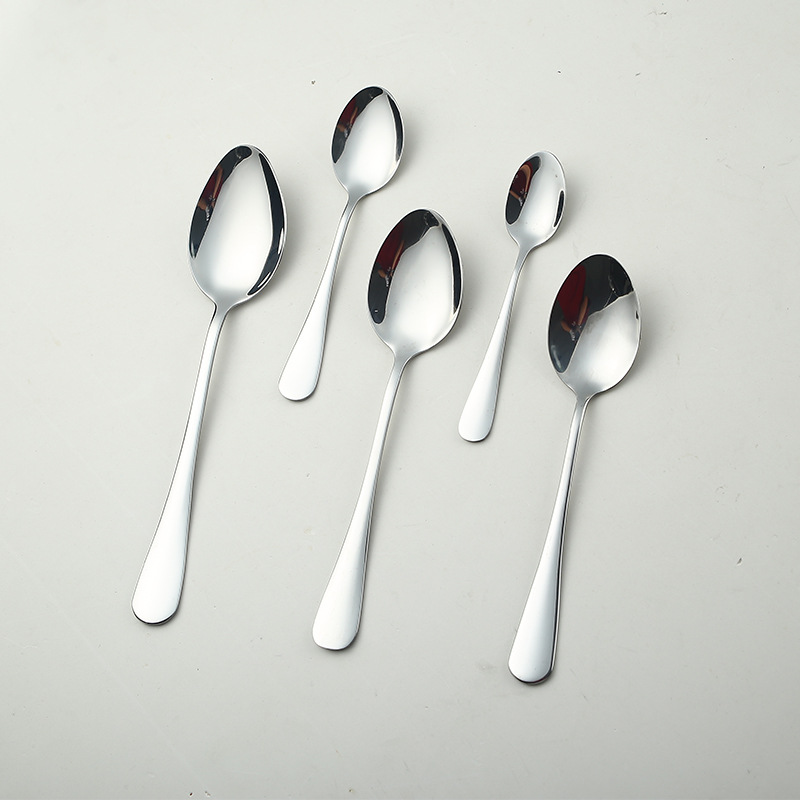 Transfronterizo Amazon engrosado filete cuchillo y tenedor cuchara Jieyang 1010 vajilla de acero inoxidable casa hotel comida occidental al por mayor