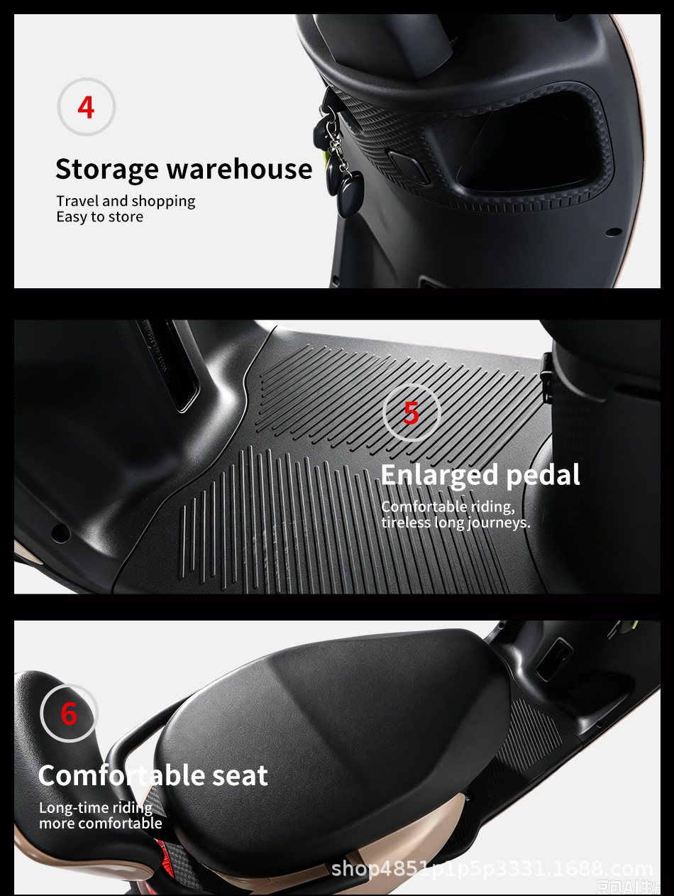 Hot-selling new model electric motorcycle for small riders, cross-border foreign trade export, two-wheeled electric vehicle, electric bicycle, wholesale in large quantities