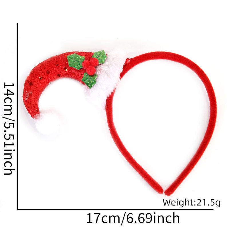 クリスマスパーティーの飾り付け用ヘッドバンド、子供用クリスマスコスチューム、写真撮影用小道具、リボン付きクリスマスツリーヘッドバンド、ヘッドウェア|undefined