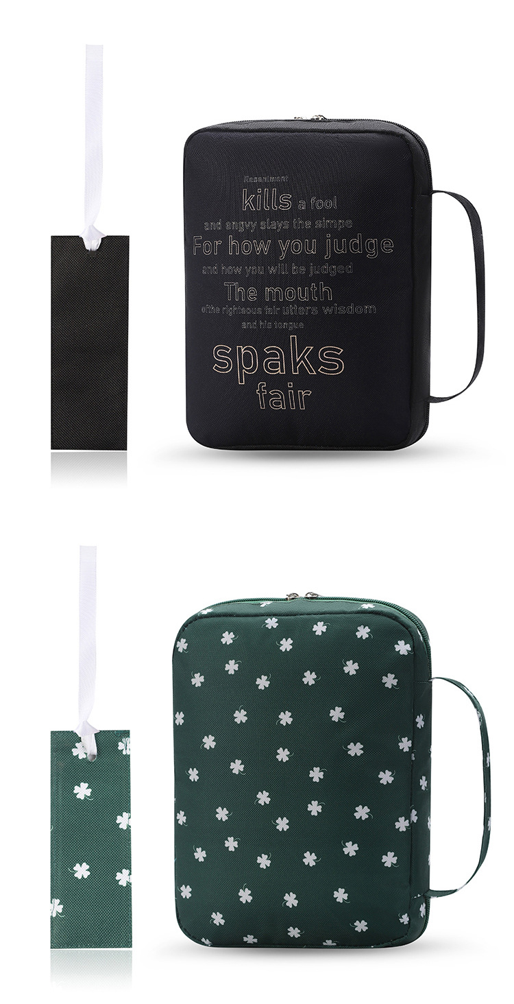 Aufbewahrungstasche Aufbewahrungsbeutel Bedruckte Handtasche Multifunktionale kleine Tasche Schutzhülle für Buch Kosmetiktasche_voghion.com