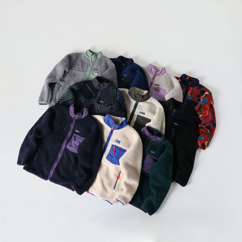 Cross-border PAT Bata Retro-X Classic color-blocked warm stand-up collar fleece jacket couple's trendy coat Cross-border PAT Bata Retro-X Classic color-blocked warm stand-up collar fleece jacket couple's trendy coat