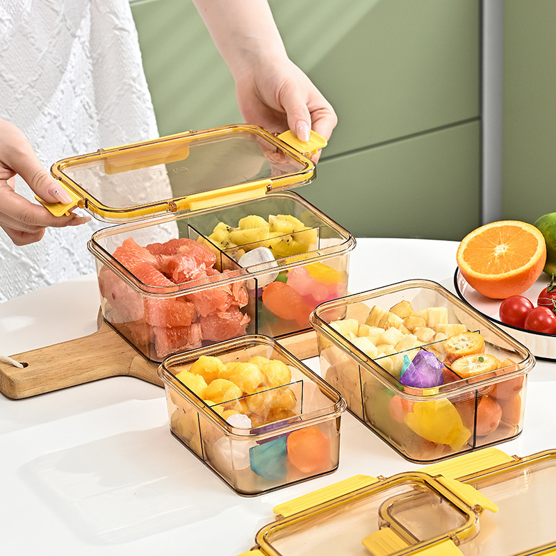 Summer mobile lunch box with fruit food for students and babies complementary food with ice box portable cold preservation box