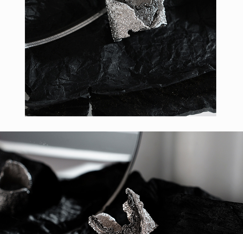 Fashion Geometric Sterling Silver Plating Open Ring 1 Piece