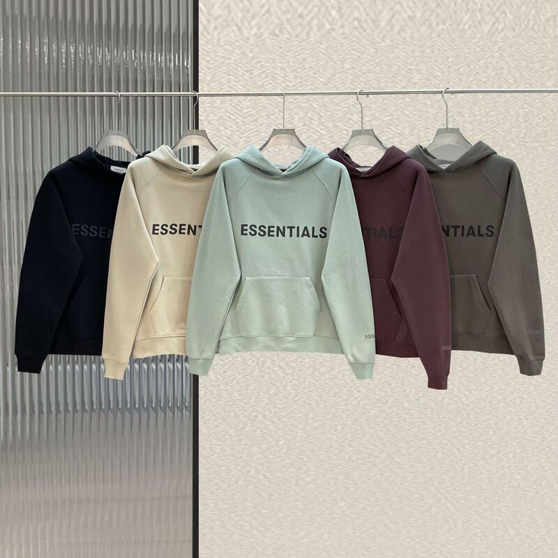 essentials hooded sweater street fashion casual youth couple autumn and winter hoodie men's classic new color matching sweater essentials hooded sweater street fashion casual youth couple autumn and winter hoodie men's classic new color matching sweater