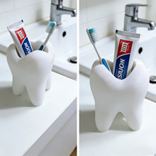 跨境 Tooth-shaped pen holder 3D打印牙形牙刷架创意牙齿型笔筒