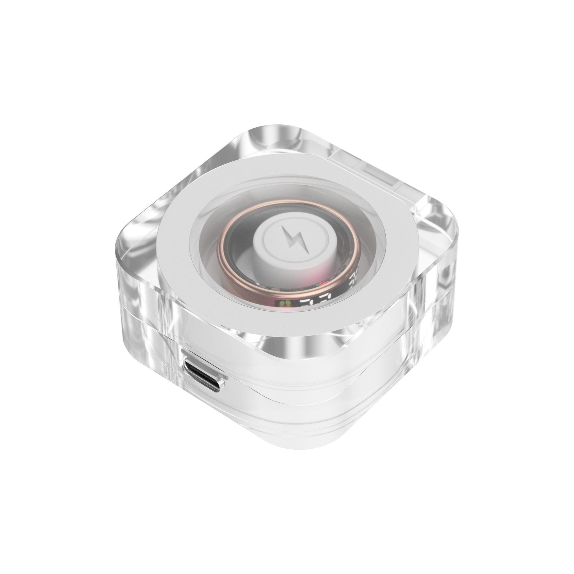 Anillo inteligente cargador mini cristal magnetic cargador fábrica de venta directa general batería interna fuente de alimentación de gran capacidad