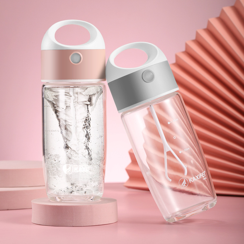 新款懒人自动搅拌杯电动健身摇摇杯便携运动水杯小巧玻璃饮水杯|ms