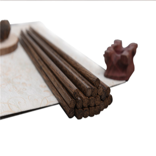 Chopsticks household solid wood high-end tableware chicken wing wood chopsticks no paint no wax red sandalwood fast non-slip high temperature resistance