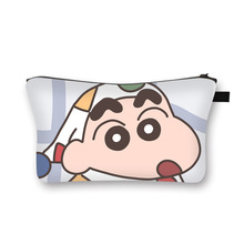 跨境热款蜡笔小新学生化妆品收纳包儿童洗漱包化妆包批发卡通萌趣