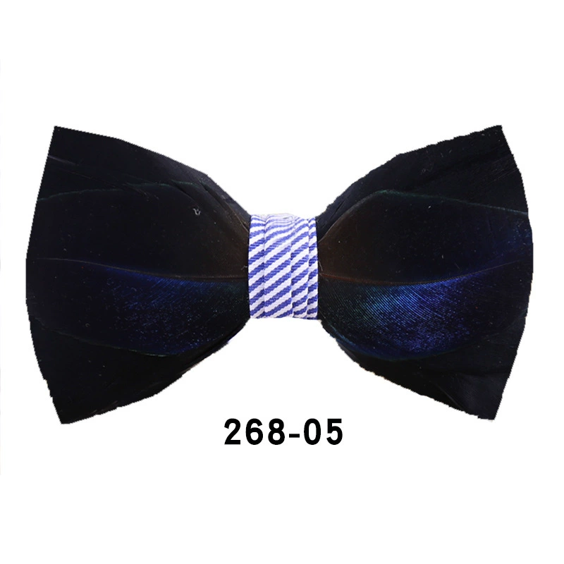 Red bow tie, shirt with bow, feather stuffing, men's style