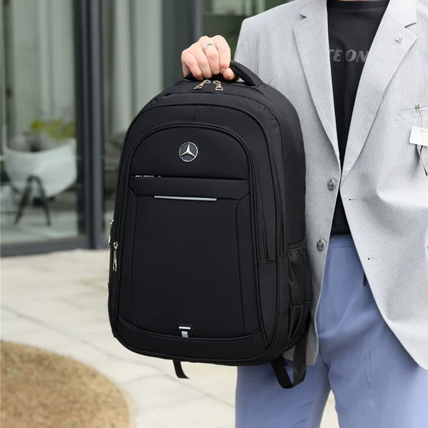 Backpack men's new large capacity business computer bag fashion casual junior high school students travel backpack