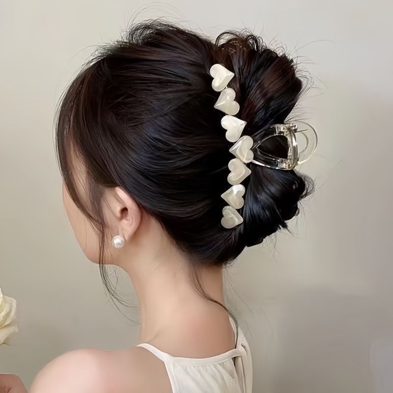 韓国東大門2025年新作ヘアクリップ、女性用ヘアピン、高級感のあるシャーククリップ、ヘアアクセサリー、ヘアピン|undefined