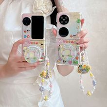 OPPO满屏拓麻歌子折叠屏磁吸卡通适用OPPOFind N2/N3Flip手机壳
