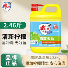 雕牌洗洁精实惠装1.23kg厨房餐饮去油不伤手洗涤剂除菌洁净