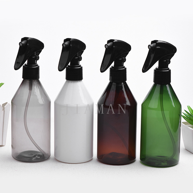 300ml锥形瓶瓶喷雾瓶按钮小老鼠喷雾瓶喷壶细雾 浇花分装瓶
