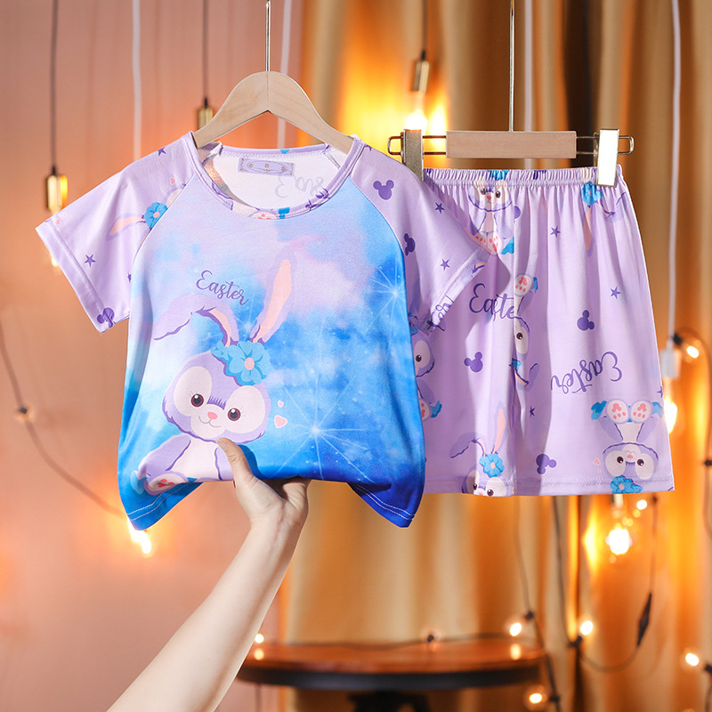 D short set of new purple rabbit