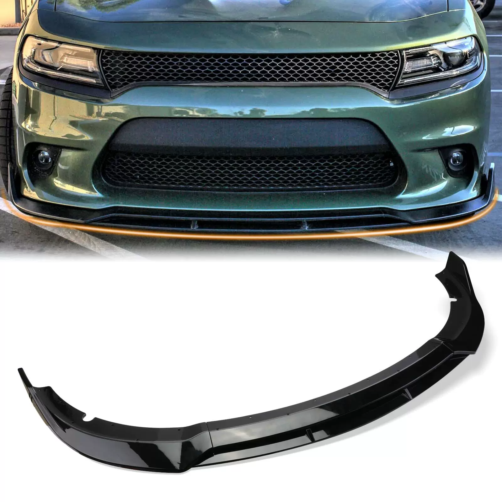 适用于15-22道奇战马前铲改装Dodge ChargerSRT改装套件前唇尾翼