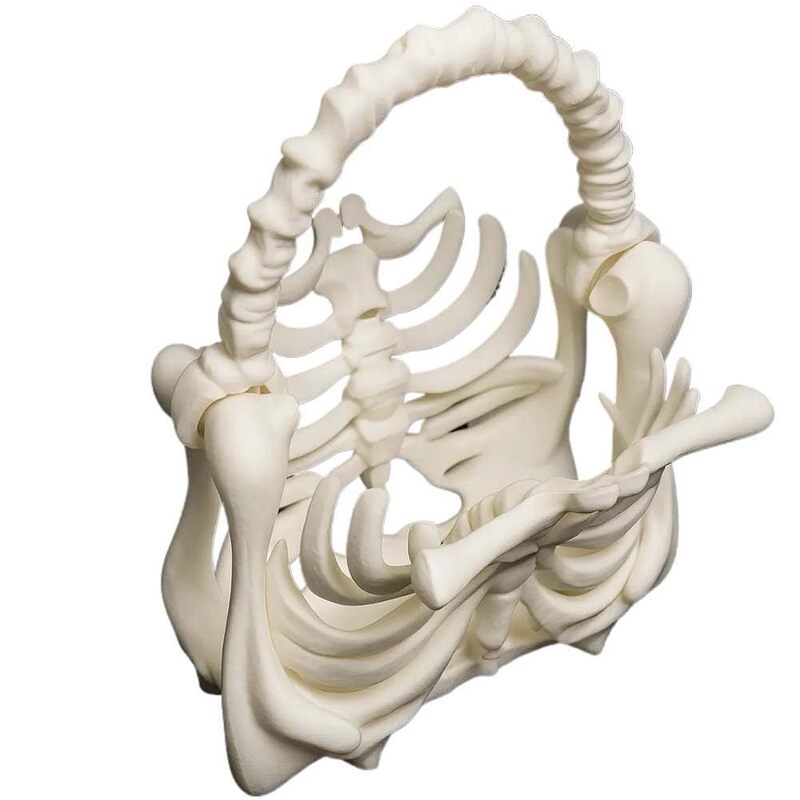 跨境 printed skeleton bone bag 骨制包装饰|undefined