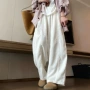 薄款夏季高腰宽松阔腿裤